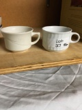 China coffee cups, 2 styles, 6-8 oz., 88 pieces