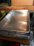 6 Full size sheet pans and 1 full size roaster