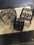 3 piece wire basket display sets