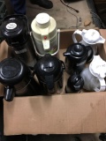 Air pots, pitchers, 8 pieces