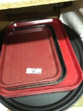 Serving trays, assorted size and shape, 15 pieces