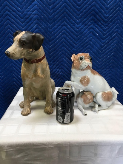 Ceramic dogs