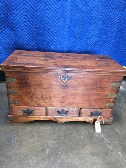 Vintage three drawer chest