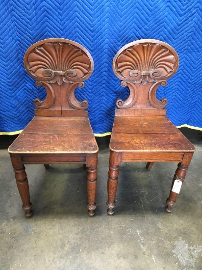 Antique decorative shelf design chairs