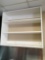 Wall Shelf, White Laminate, 3 Tier, 40 in. wide x 12 in. deep x 36 in. tall