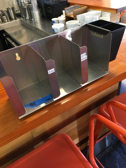 To Go Lids Display Caddies, 1 with Straw Holder