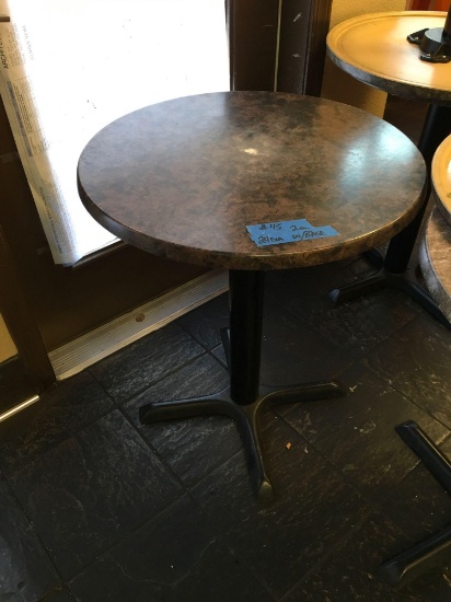 Dining Tables With Bases, 24 in. Diameter