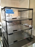 Counter Top Glass Display Cabinet, 3 Tier, 20 in. wide x 16 in. deep x 24 in. tall