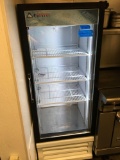 Everest 1 Glass Door Refrigerated Merchandiser with 3 Shelves, Works Great