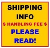 ***SHIPPING INFORMATION** DO NOT BID ON THIS ITEM**