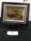 7 in. x 9 1/2 in Grape Study oil painting. Has sticker in back see pic