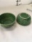 5 1/2 in Cost Plus green Dragin Fly bowls