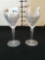 Waterford Crystal Wine Glasses, etched with AT&T Pebble Beach National Pro-Am, 1995