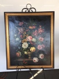Floral on canvas