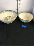Large Vintage Bowls. One is Williams Sonoma