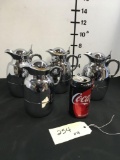 Vintage ALFI chrome thermal carafes