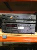 Luxman Auto reverse stereo cassette K-105 & Luxman digital synthesized stereo receiver R-115