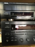Yamaha compact disc player CDC-655, Yamaha stereo receiver RX-V990. 2) remote control
