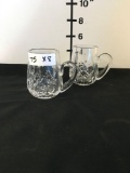 Waterford Crystal Coffee Mugs