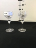 Crystal Sherbert/Champagne Glasses, 5 pieces