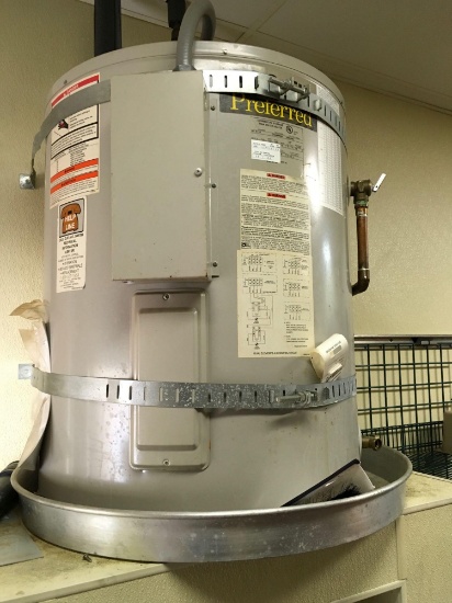 A. O. Smith commercial electric water heater, 50 gallon model DEL50110, 208 volt