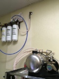 Carbonator pump, three bank filter station