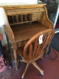 Vintage Secretary desk and chair