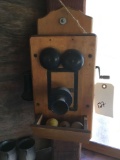 Vintage wall phone. (Gazebo area)