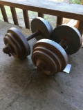 Set of weights (Gazebo area)
