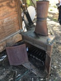 Vintage Cast iron wood burning stove (Gazebo area)