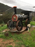 Train on trailer - No Engine - USED AS BBQ