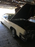 1973 Convertible Cadillac. Vin # 6L67S3Q448840 - MOTOR RUNS - started with jump wire SOLD AS IS