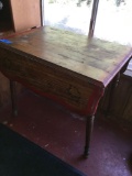 Vintage table with side drop leafs