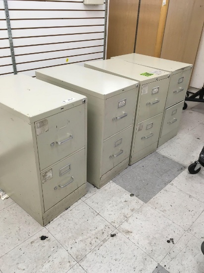 Two door file cabinets