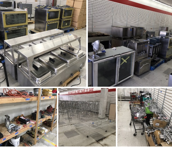 Commercial Kitchen / Restaurant Equip lots start at lot 130