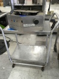 Two tier s/s rolling cart