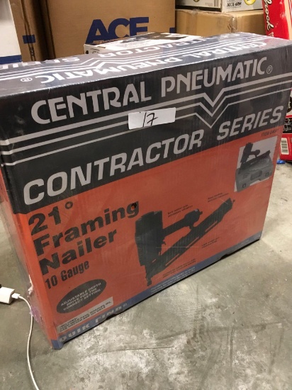 Central Pneumatic Contractor Series 21 Framing nailer 10 gauge