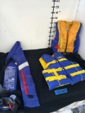 Sea fit youth, Sospenders child?s life jackets and V type model 1339 inflatable.