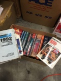 Assorted auto repair manuals