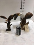 Ceramic Bald Eagle Figurines