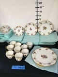 Vintage Limoges set, early 1900's. 24 Karat gold 