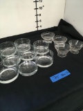 Assorted glass dishes/ bowls