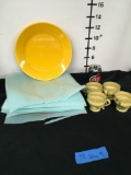 4) made in Italy tea cups 5) Secla Portugal plates