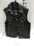 Classic Leather vest Size 44 Black