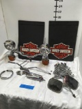 Harley Davidson Signal Light Assembly, Emblems, Chrome Nuts & Bolts, Mirrors & Accessories