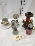 Assorted vintage lamps (4 pieces)