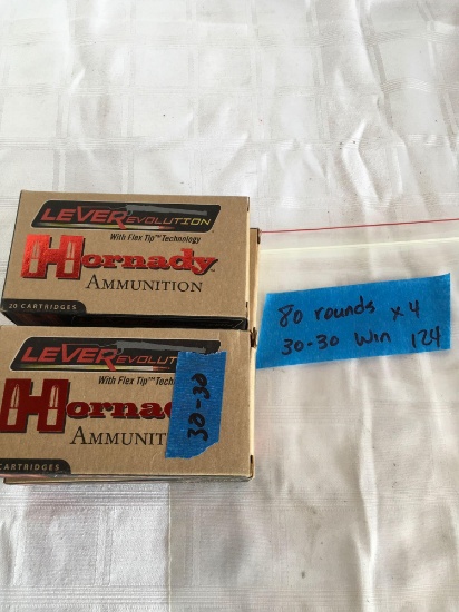 Lever Evolution Hornady 30-30 Win. 80 rounds