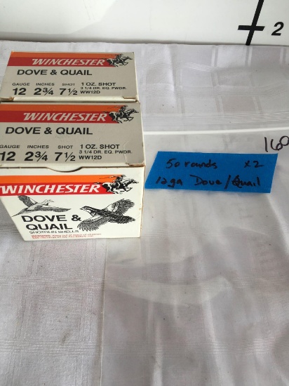 Winchester 12 gauge Dove/quail. 50 rounds