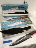 New 1) Star Fighter II Knife  2) Nautilus II Knives, see pics for model number and other info
