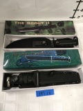 New Scout II and Combat Fighter II Knives, see pics for model number and more info